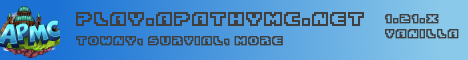 banner for Apathy MC server