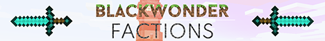 banner for BlackWonder | Minecraft server
