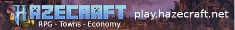 banner for Hazecraft server