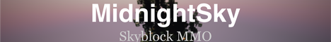 banner for MidnightSky server