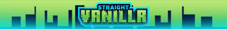 banner for Straight Vanilla server