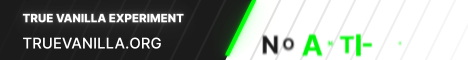 banner for True Vanilla Experiment server