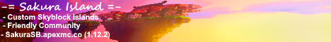 banner for Sakura Island server