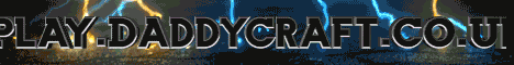 banner for DaddyCraft server