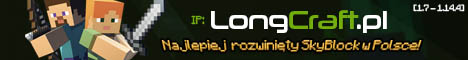 banner for LongCraft.pl SkyBlock server