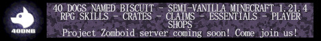 banner for 40 Dogs Named Biscuit server