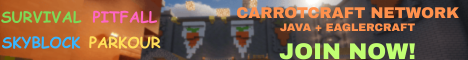 banner for Carrotcraft server
