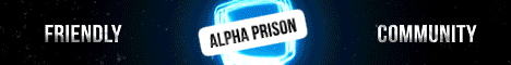 banner for Alpha Prison server