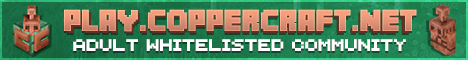 banner for CopperCraft server