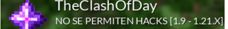 banner for TheClashOfDay server