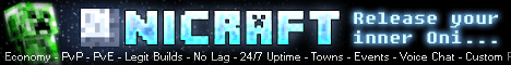banner for OniCraft server