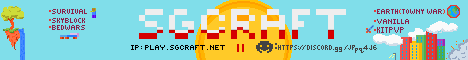 banner for SGCraft server