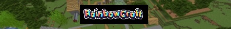 banner for RainbowCraft server
