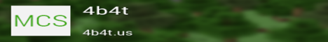 banner for 4b4t server