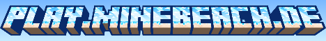 banner for MineBeach server
