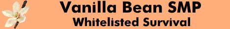 banner for Vanilla Bean SMP server