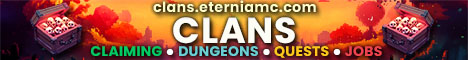 banner for EterniaMC Clans server