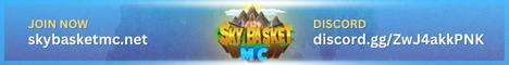 banner for SkyBasketMC server