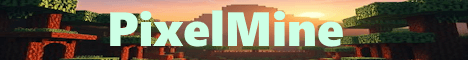 banner for PixelMine server