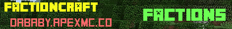 banner for FactionCraft server