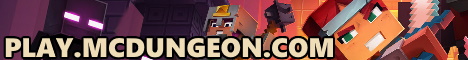 banner for McDungeon server