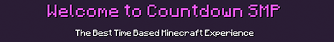 banner for Countdown SMP server