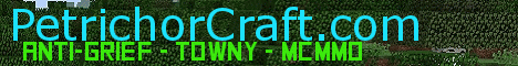 banner for PetrichorCraft server