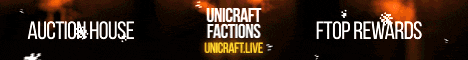 banner for UniCraft server