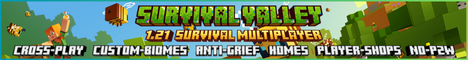 banner for SurvivalValley SMP server