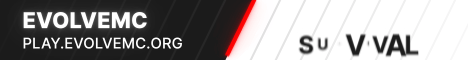 banner for EvolveMC server
