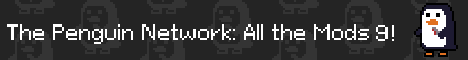 banner for The Penguin Network All The Mods 9 server