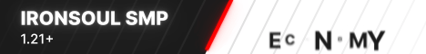 banner for IronSoul SMP server
