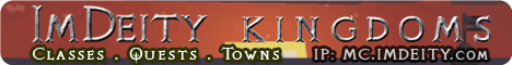 banner for ImDeity Kingdoms server