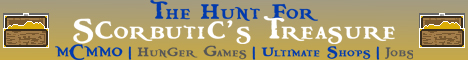 banner for The Hunt for Scorbutics Treasure server