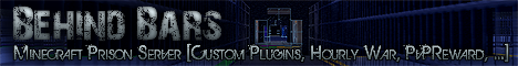 banner for Behind Bars Prison server