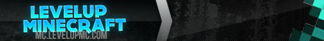 banner for Level Up Minecraft server