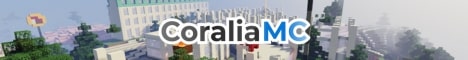 banner for CoraliaMC server