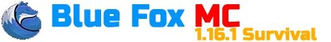 banner for BlueFoxMC server