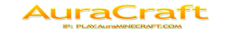 banner for AuraCraft server
