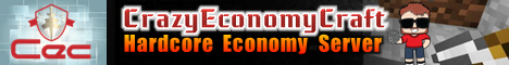 banner for Crazy Economy Craft server