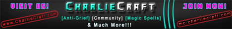 banner for CharlieCraft server