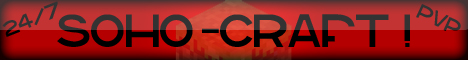 banner for Soho-Craft server