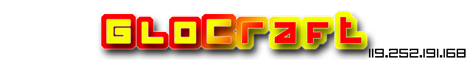 banner for GloCraft server