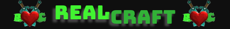 banner for RealCraft server
