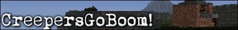 banner for CreepersGoBoom! server