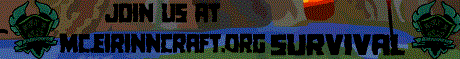 banner for Eirinncraft server