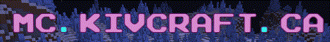 banner for KivCraft server