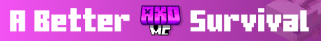 banner for AxoMC.net server