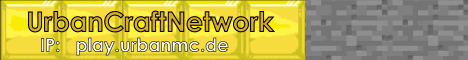banner for UrbanCraftNetwork server