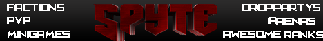 banner for Spyte PvP server